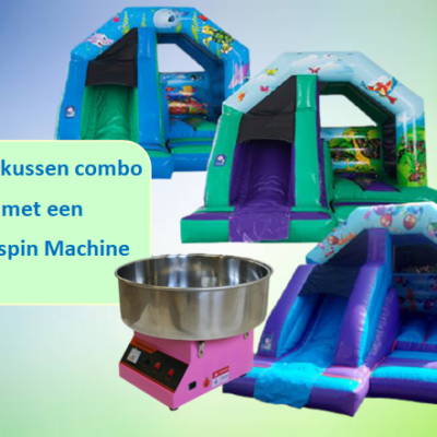 Fun actie combo springkussen