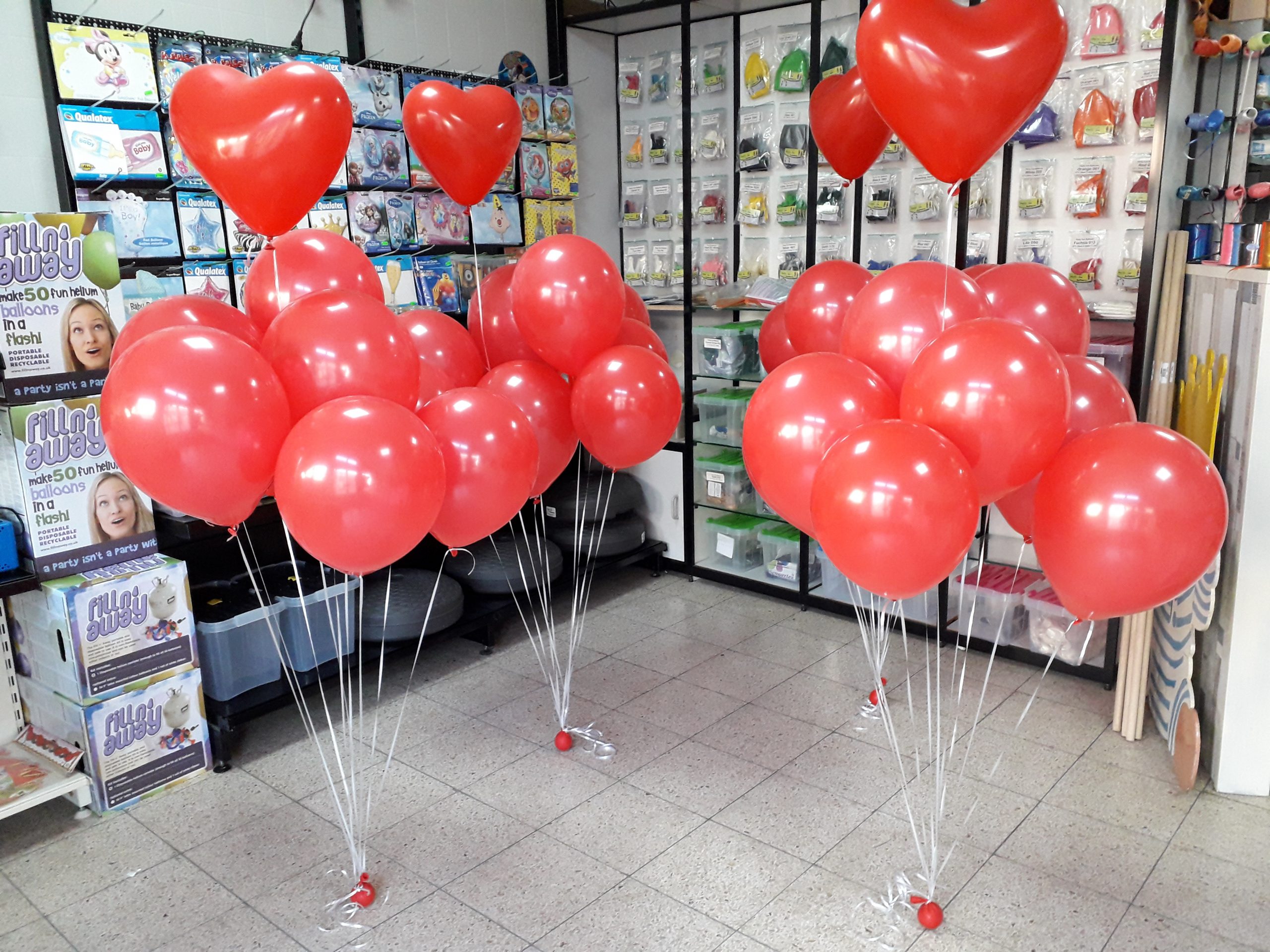Brig Kruipen Aankoop Valentijn helium deco - Party Fun